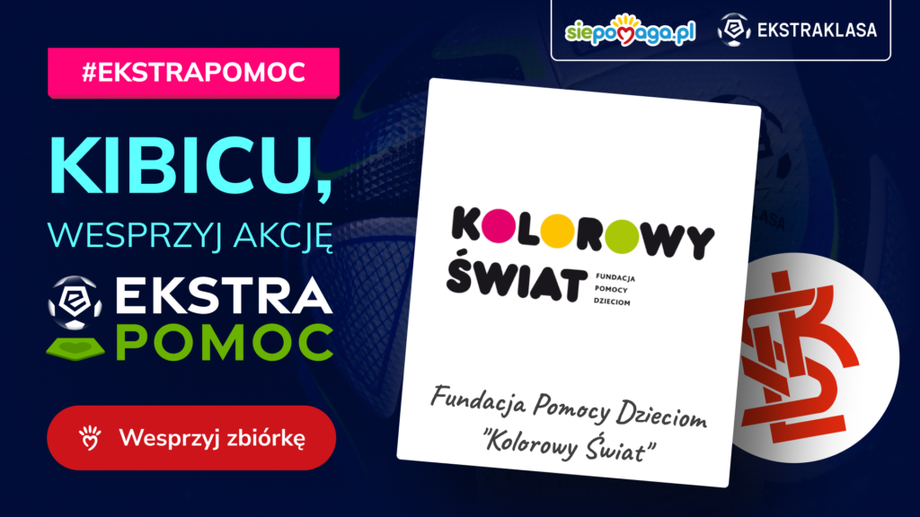 #Ekstrapomoc i ŁKS dla podopiecznych Fundacji Kolorowy Świat