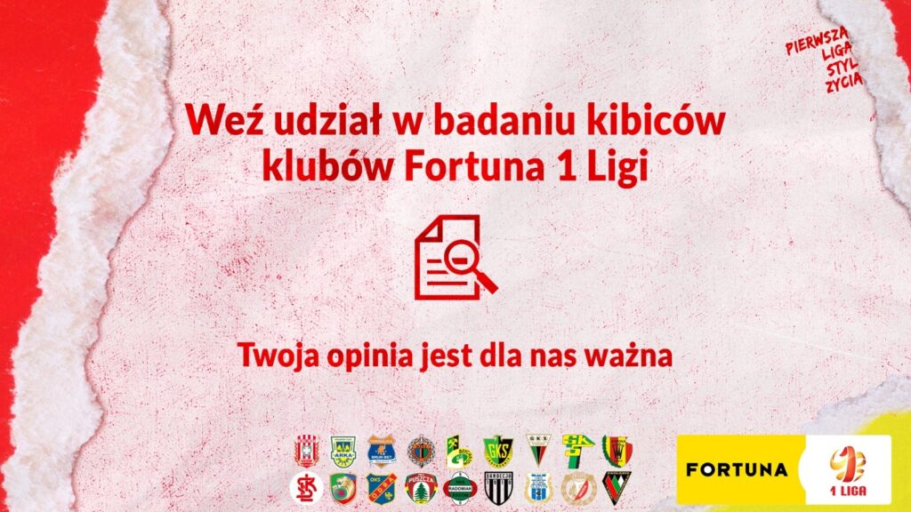 Wyraź swoją opinię o Fortuna 1 Lidze. Badanie