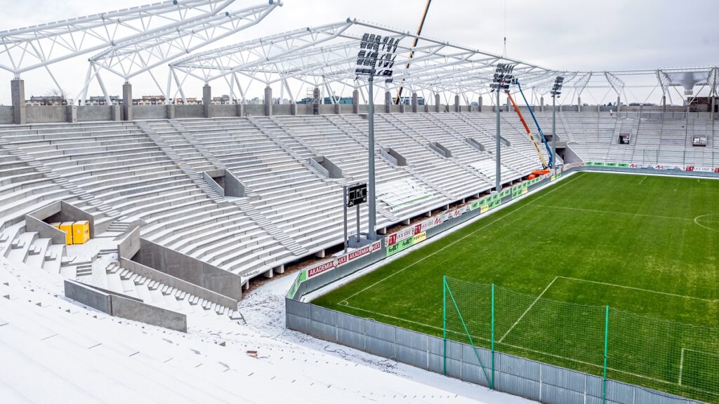 „Stadion rośnie w oczach”. UMŁ informuje o postępach prac