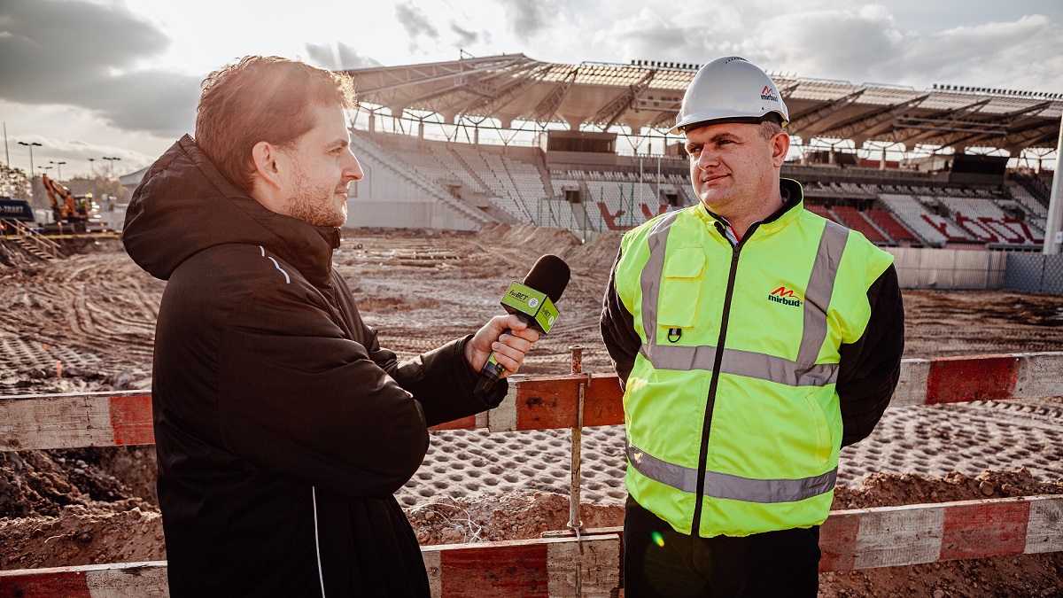 Raport z budowy stadionu | Październik 2019