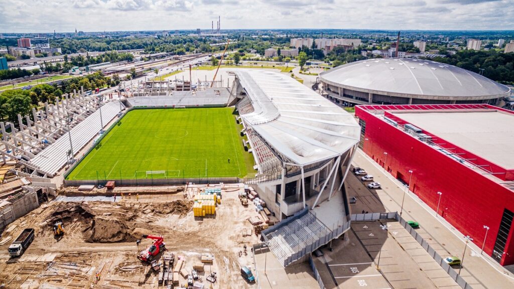 ŁKS TV | Raport z budowy stadionu ŁKS (Lipiec 2020)