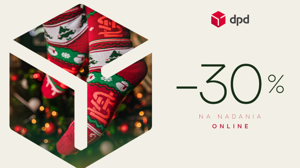 ’-30% na nadania online w DPD