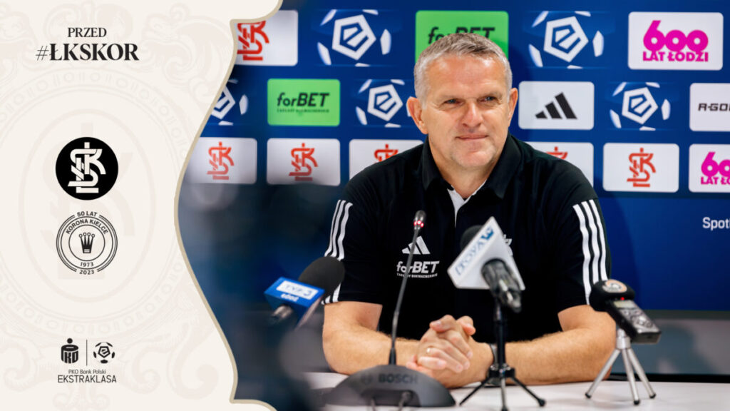 Kazimierz Moskal przed meczem z Koroną