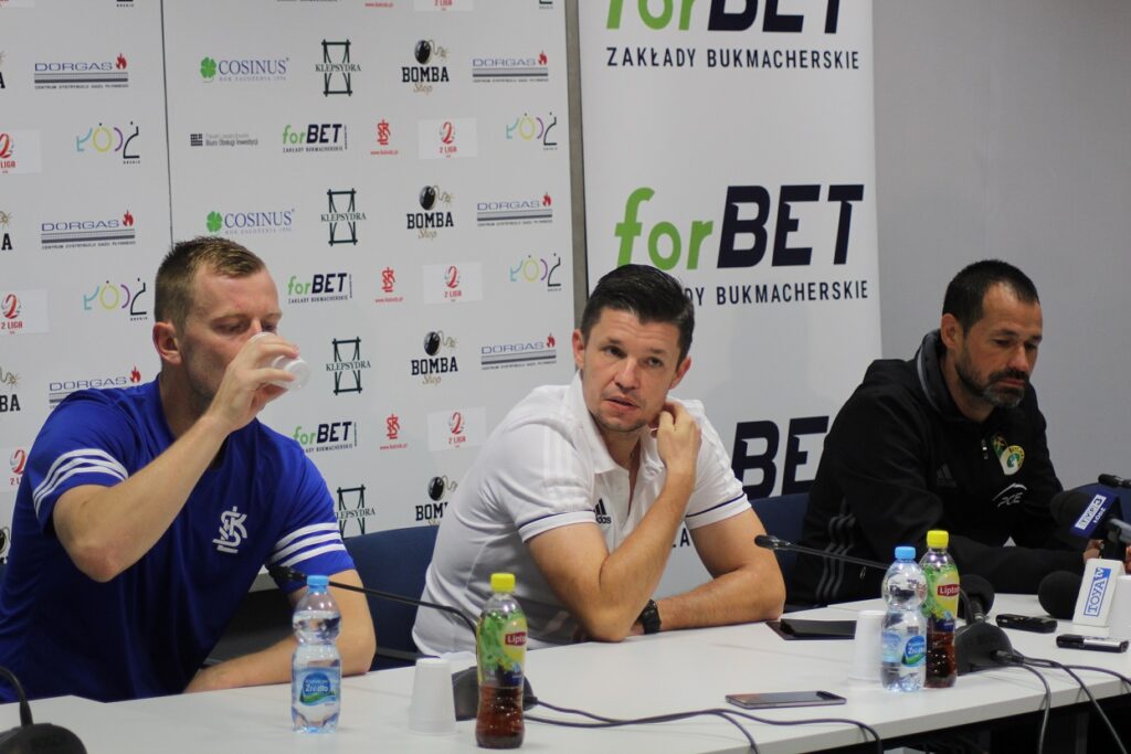Konferencja po meczu z GKS-em Bełchatów