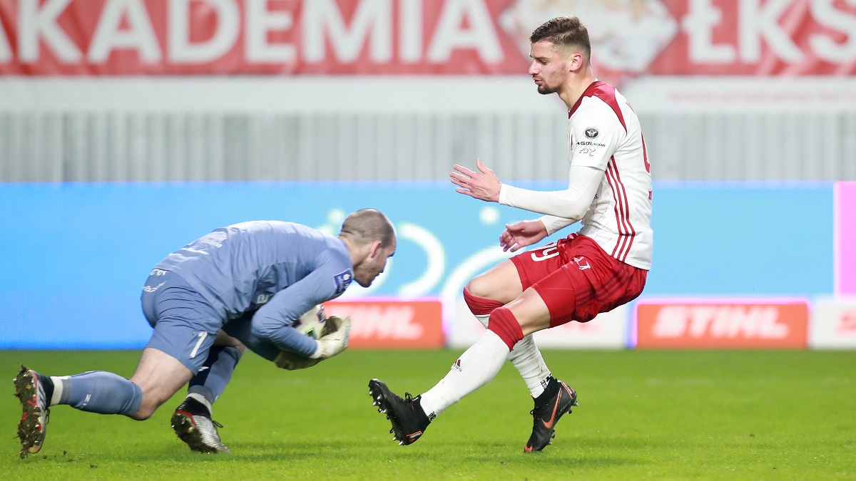 Skrót meczu ŁKS – Pogoń Szczecin 0:0