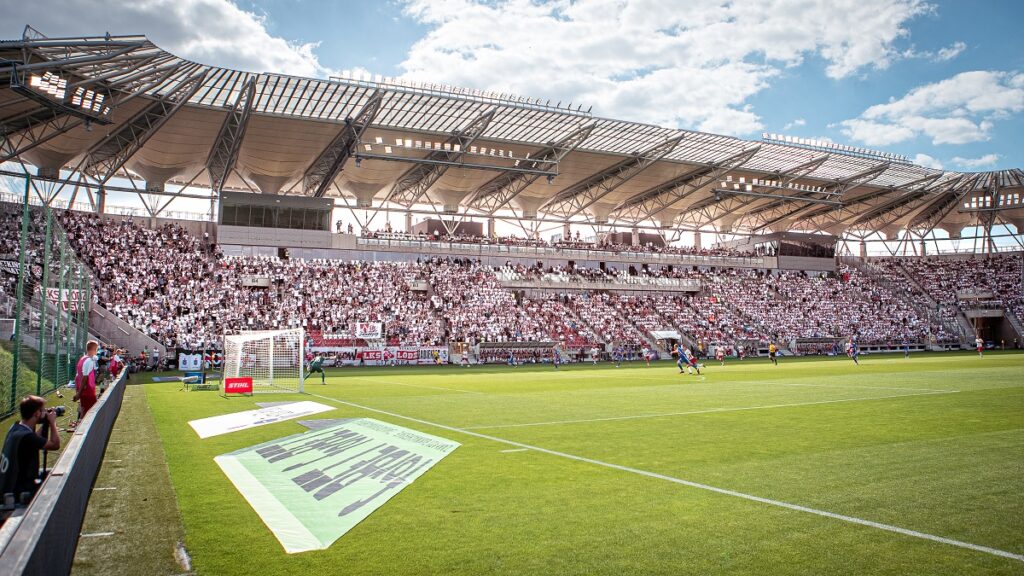 Konferencja prasowa ws. rozbudowy stadionu ŁKS-u