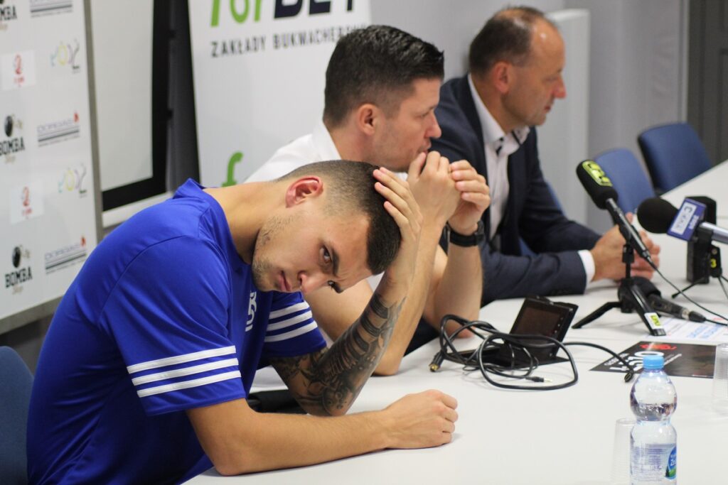 Konferencja po meczu z Wisłą Puławy