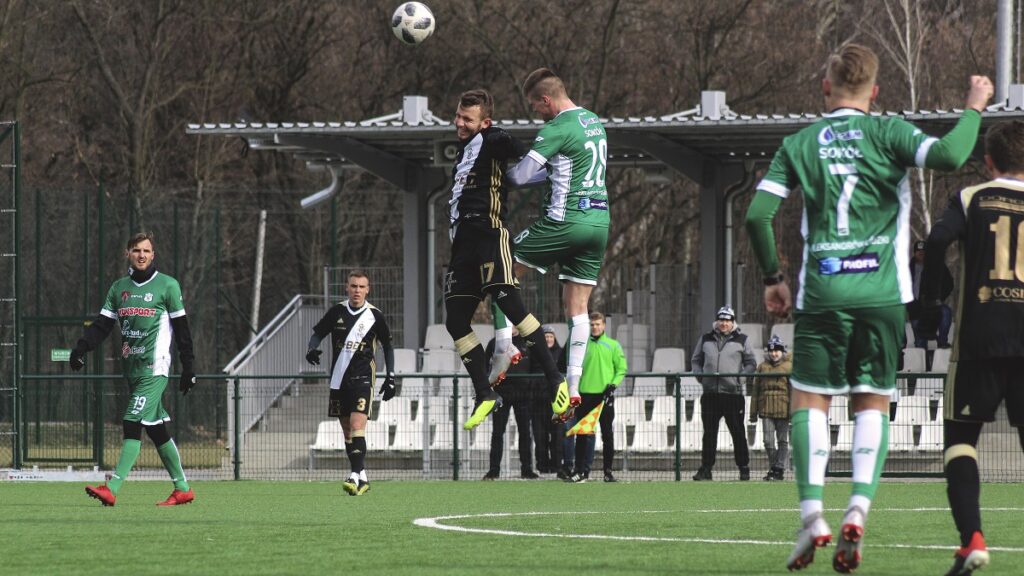 Dwubramkowe zwycięstwo z Sokołem Aleksandrów