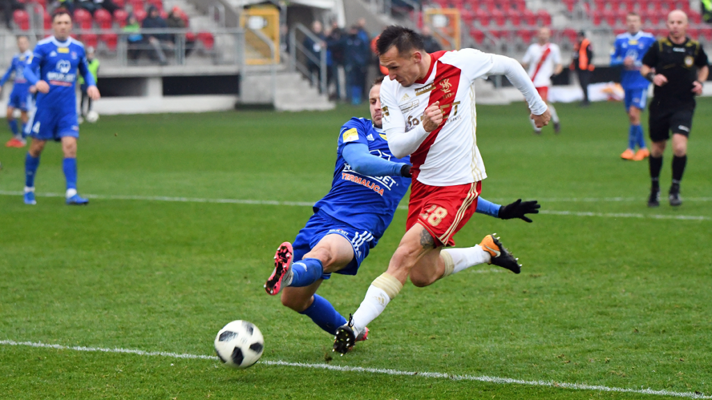 Punkt na pożegnanie z łódzkimi kibicami! ŁKS – Bruk-Bet Termalica 1:1