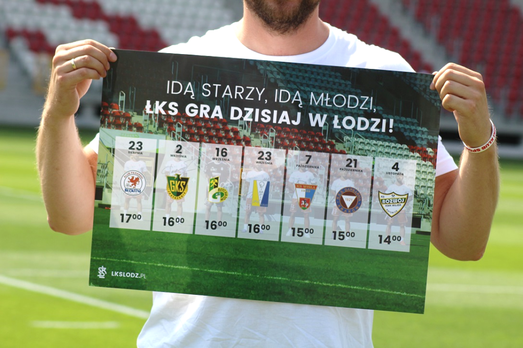 „Idą starzy, idą młodzi, ŁKS gra dzisiaj w Łodzi!” – plakaty dla najmłodszych kibiców