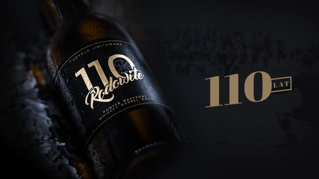 Limitowane piwo Rodowite Porter na 110-lecie ŁKS-u