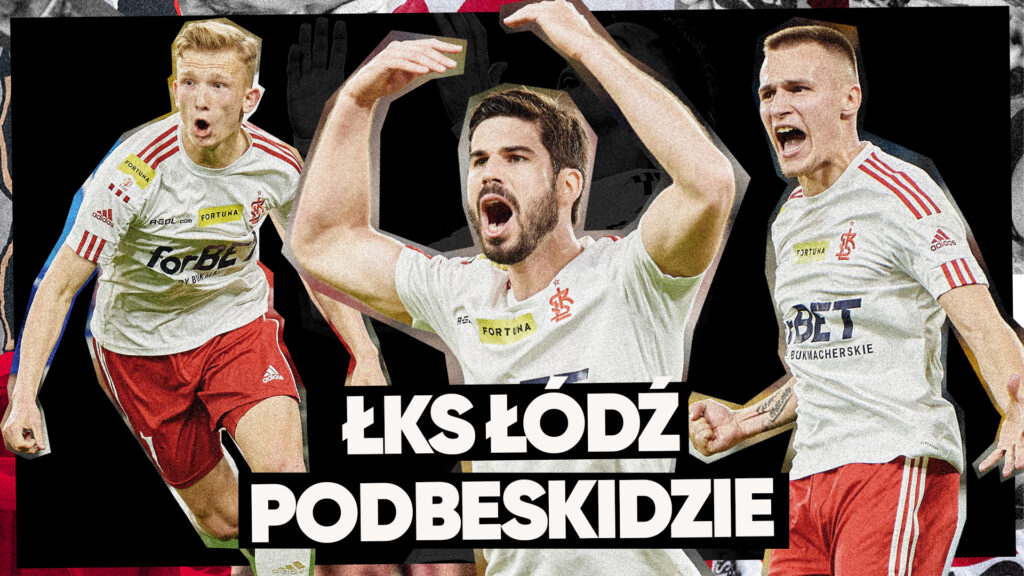 Skrót meczu ŁKS – Podbeskidzie 2:1