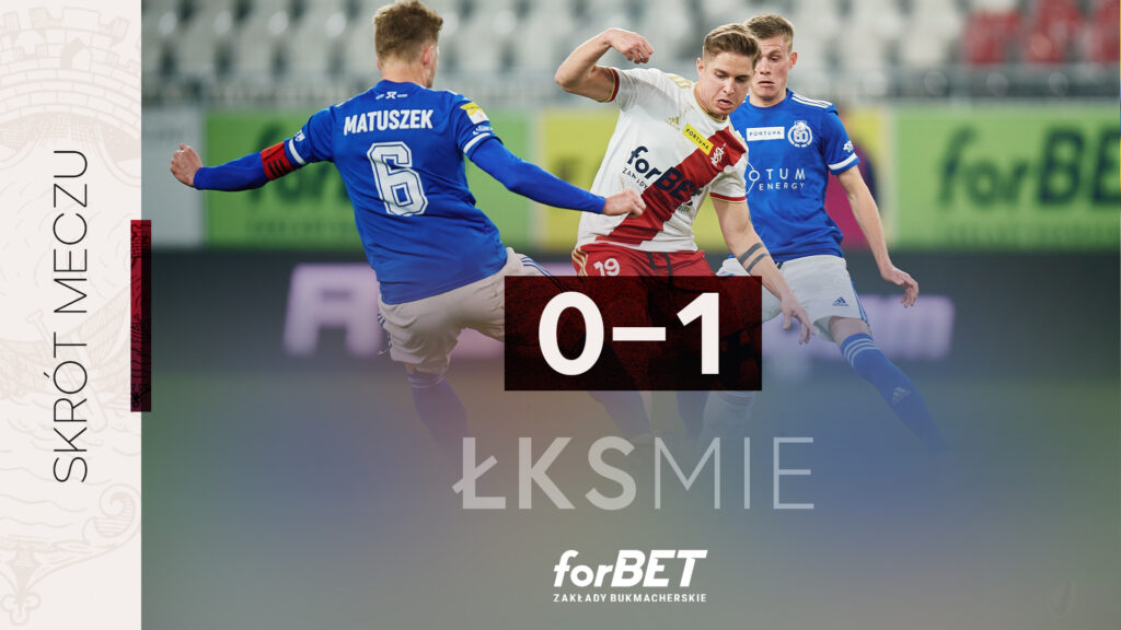 Skrót meczu ŁKS – Miedź 0:1