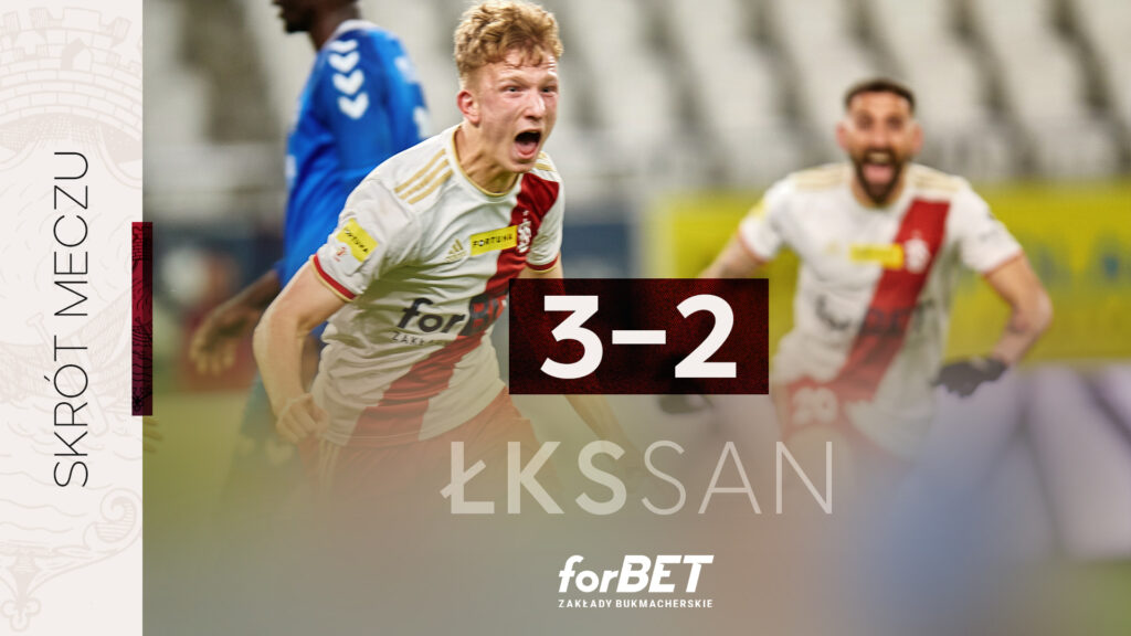 Skrót meczu ŁKS – Sandecja 3:2