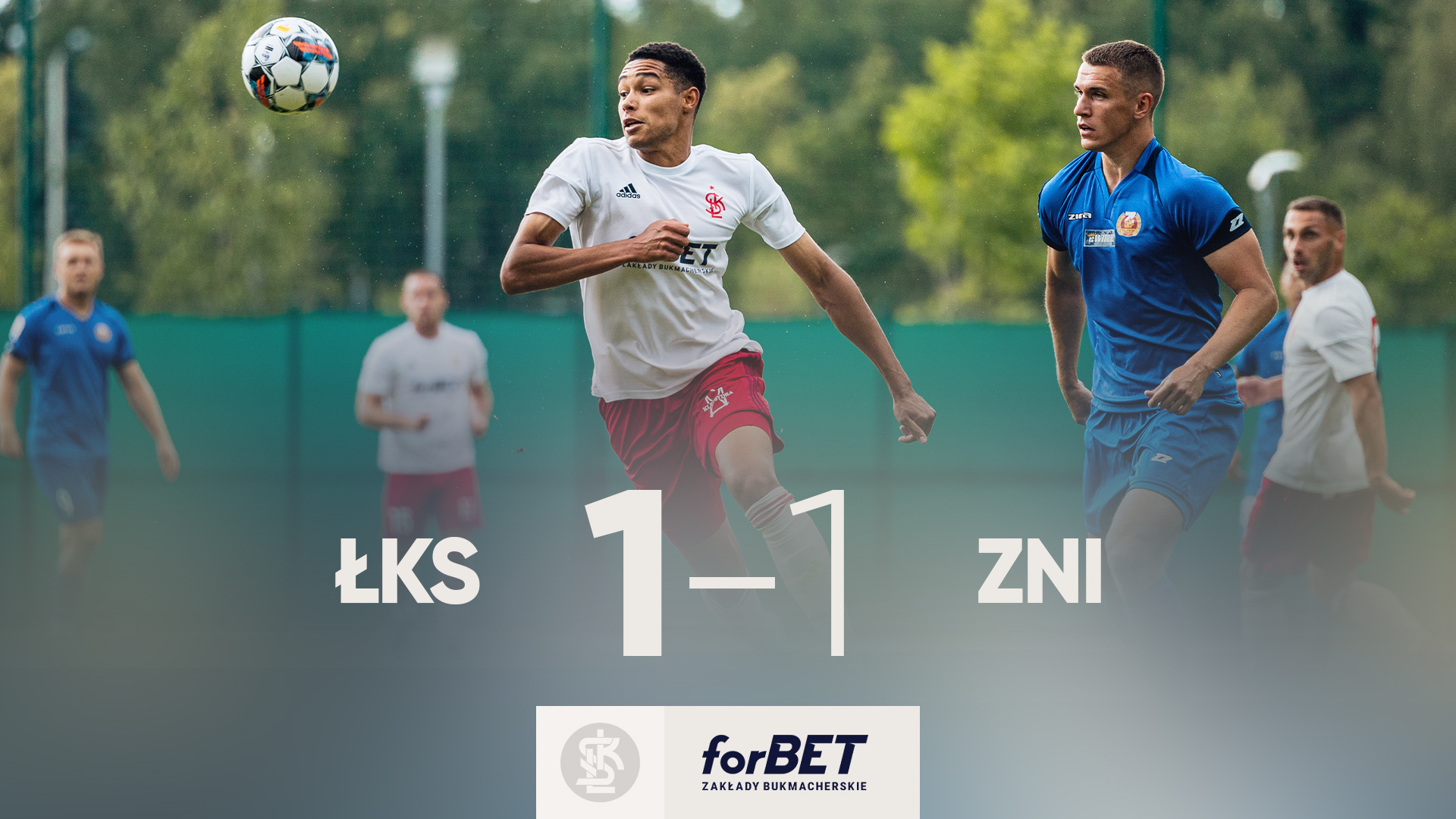 Skrót sparingu ŁKS – Znicz Pruszków 1:1