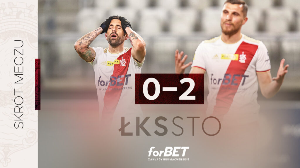 Skrót meczu ŁKS – Stomil 0:2