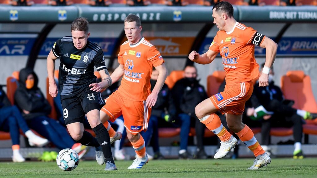 Skrót meczu Bruk-Bet Termalica Nieciecza – ŁKS Łódź 2:0