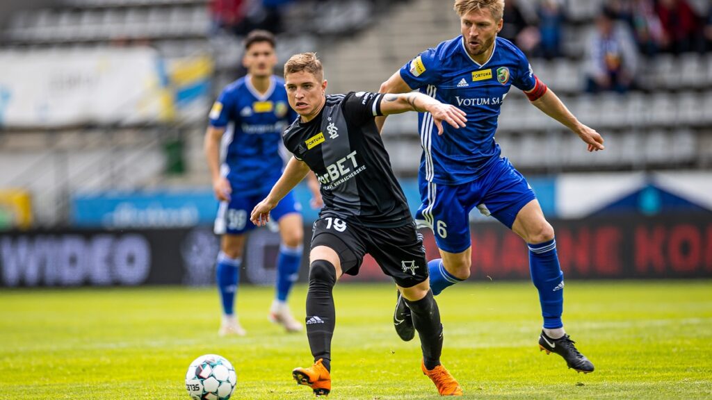 Skrót meczu Miedź Legnica – ŁKS Łódź