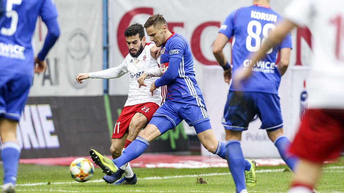 Skrót meczu Piast Gliwice – ŁKS 2:1