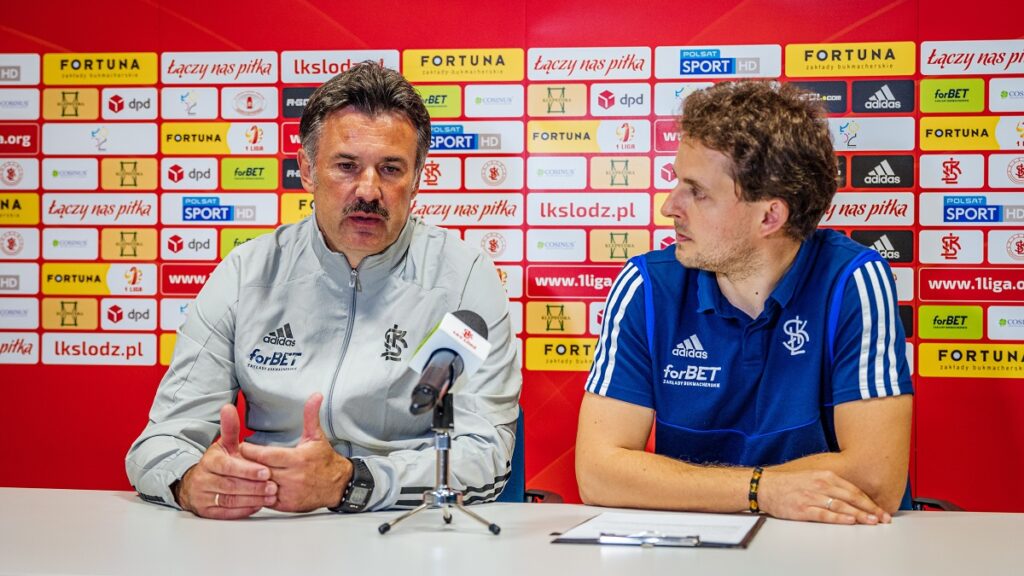 Wojciech Stawowy przed meczem ŁKS Łódź – Resovia