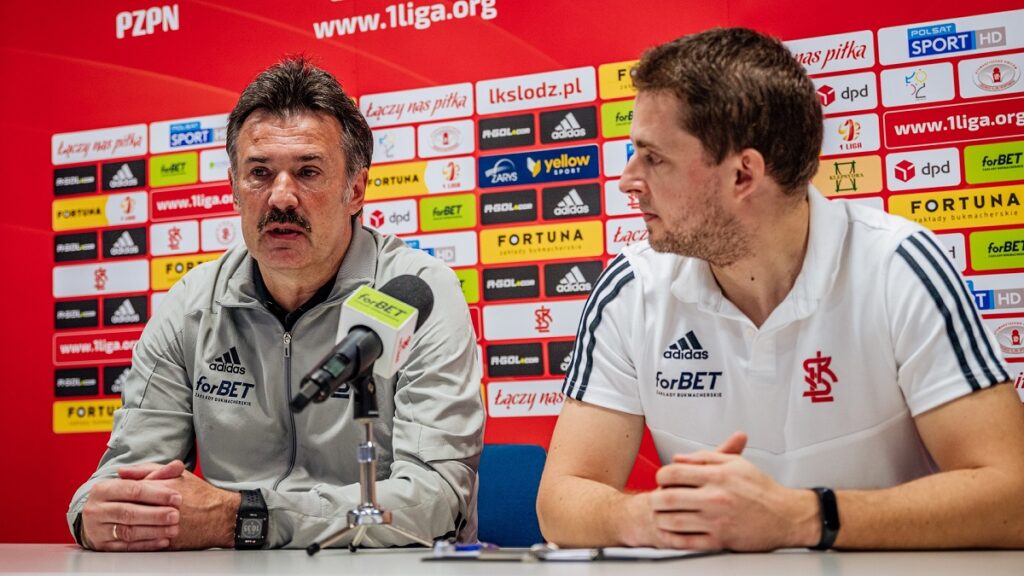 Wojciech Stawowy przed meczem ŁKS Łódź – Puszcza Niepołomice