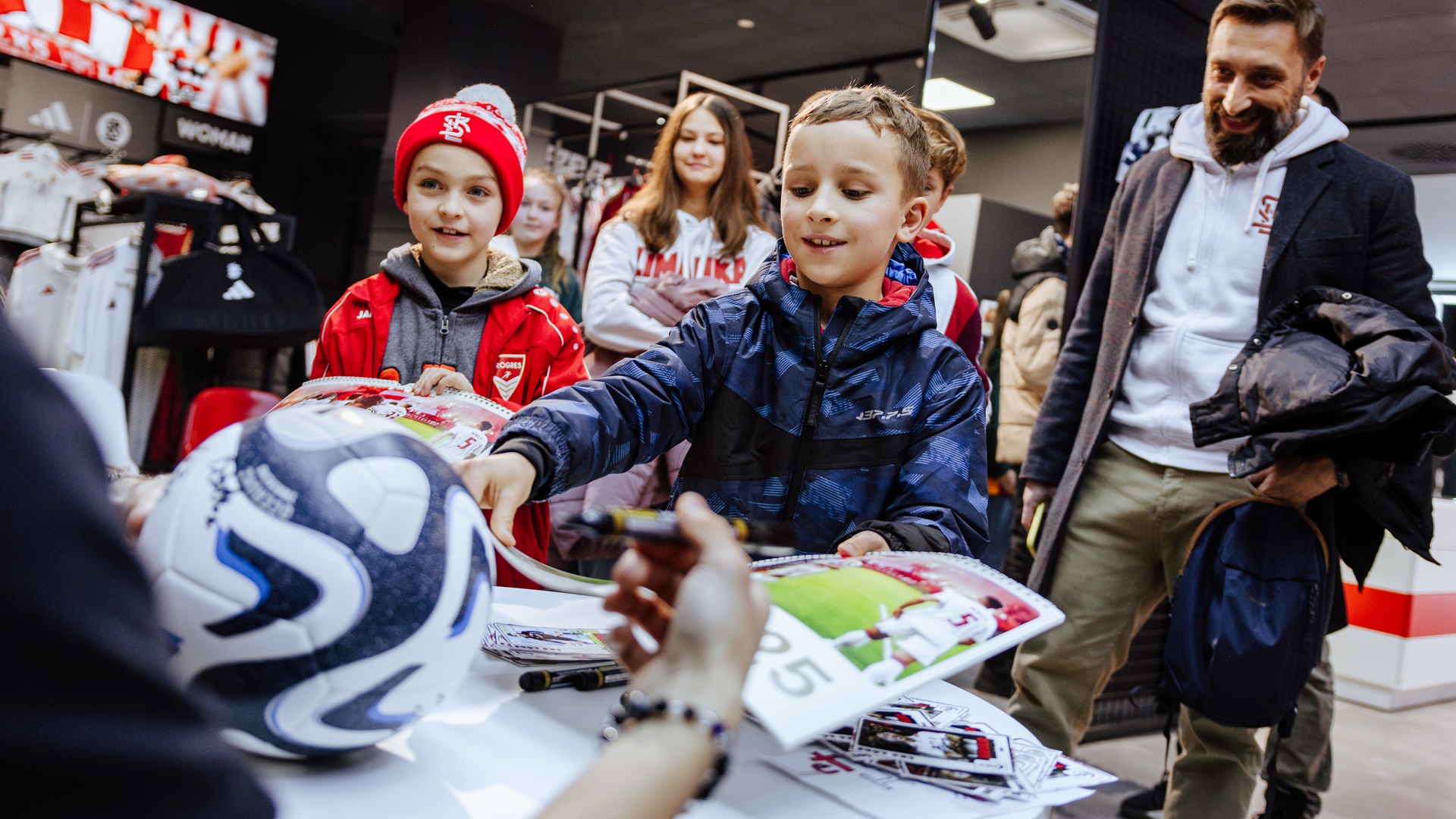 Maks Sitek i Marko Mrvaljević w U2 ŁKS Store