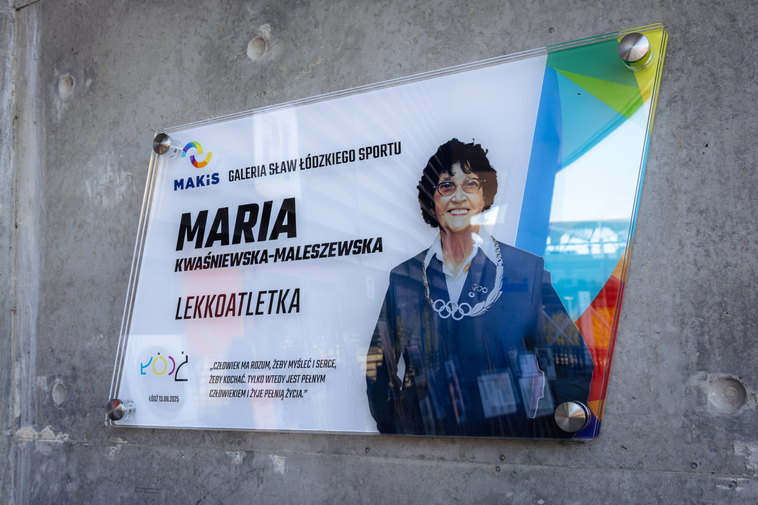 Maria Kwaśniewska w Galerii Sław
