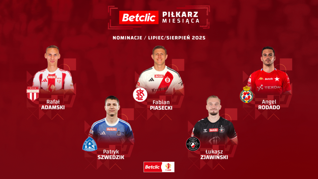 Betclic 1. Liga wybiera piłkarza miesiąca