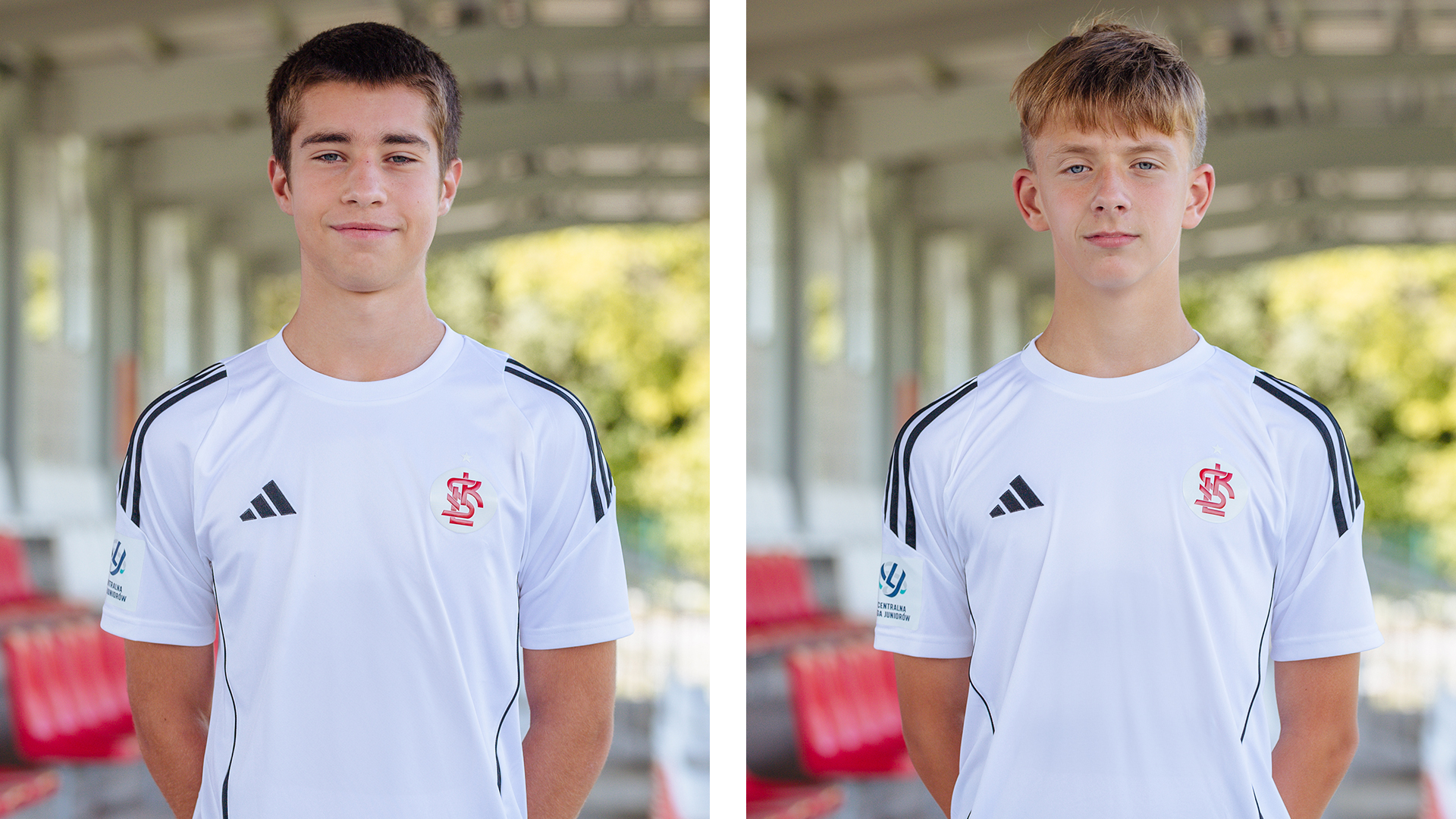 Aleksander Michałowski i Olaf Zuchora na reprezentacji Polski U-16