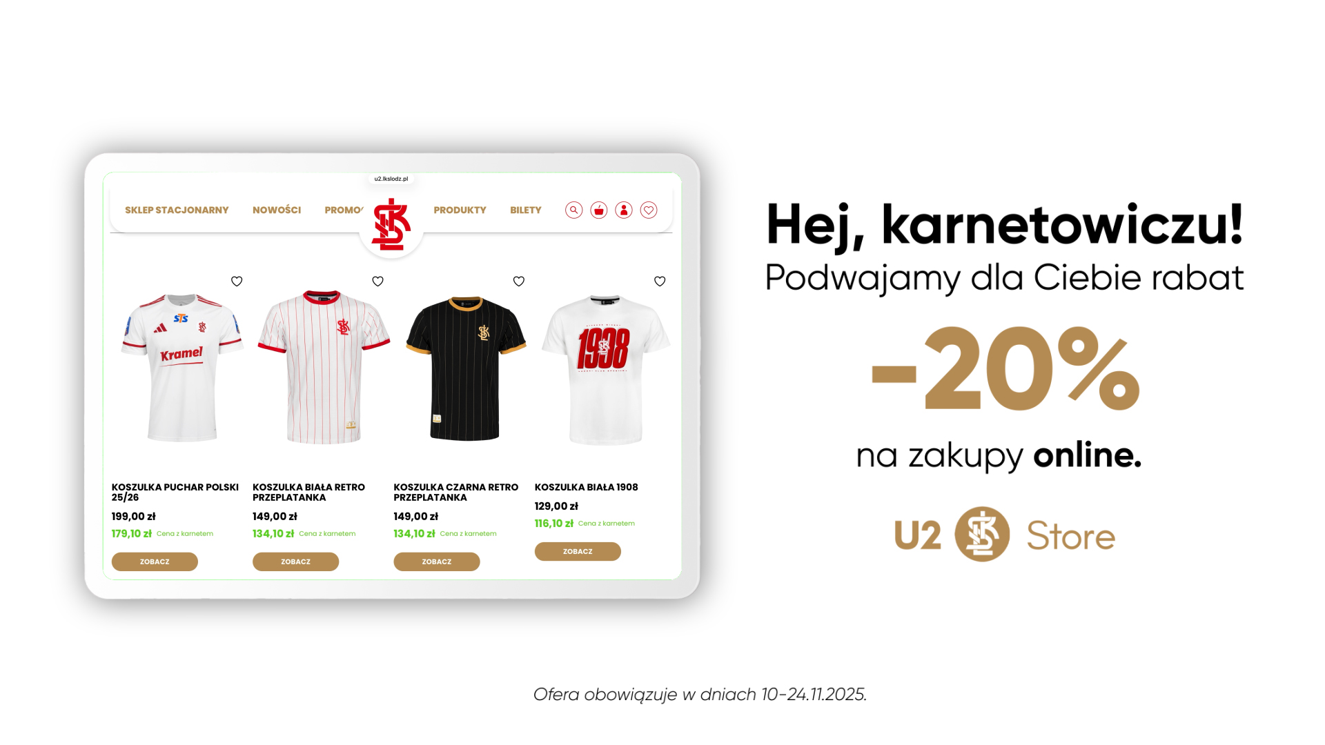 Podwajamy rabat dla karnetowiczów!