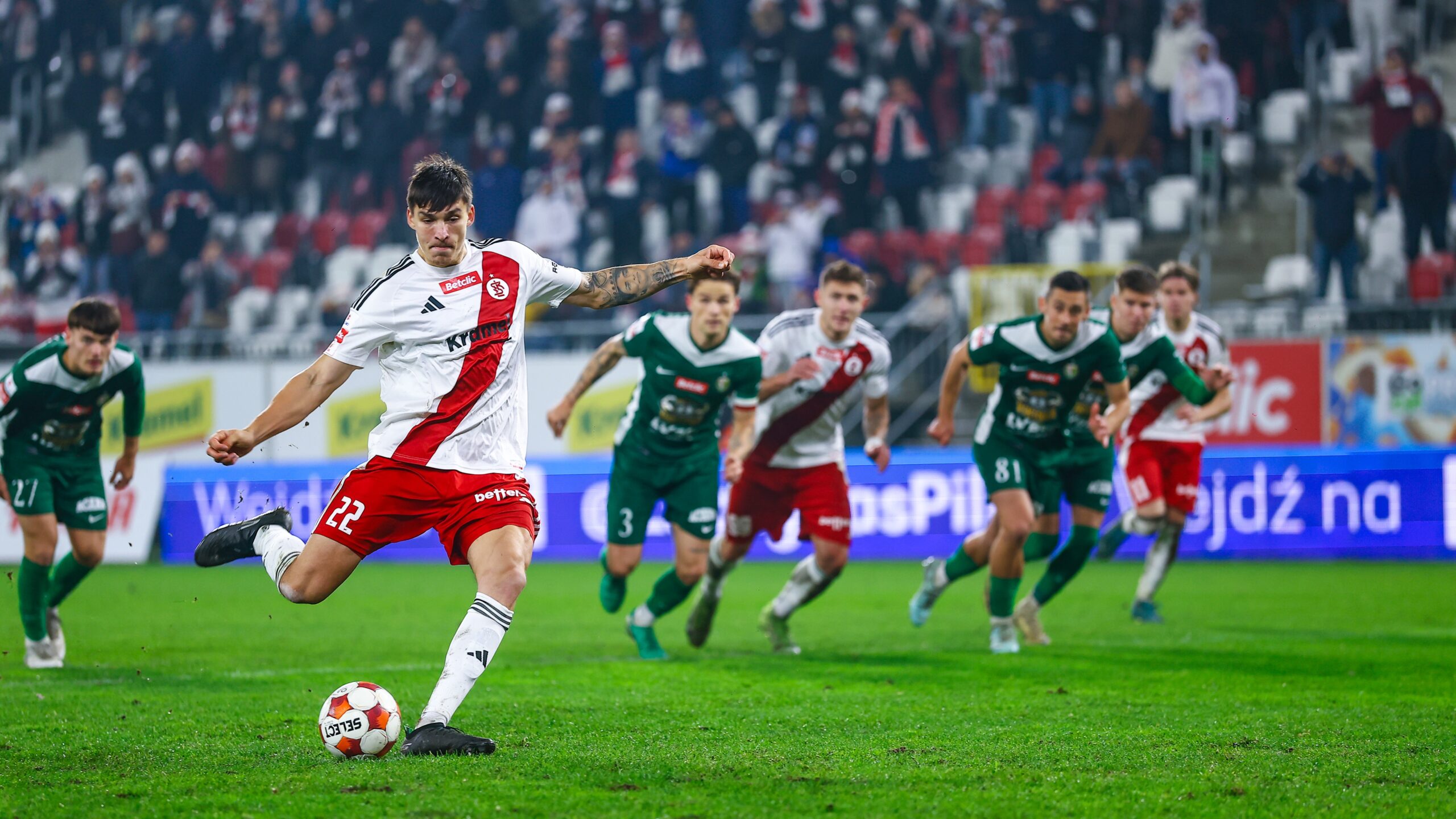 Skrót meczu: ŁKS – Śląsk 2:1
