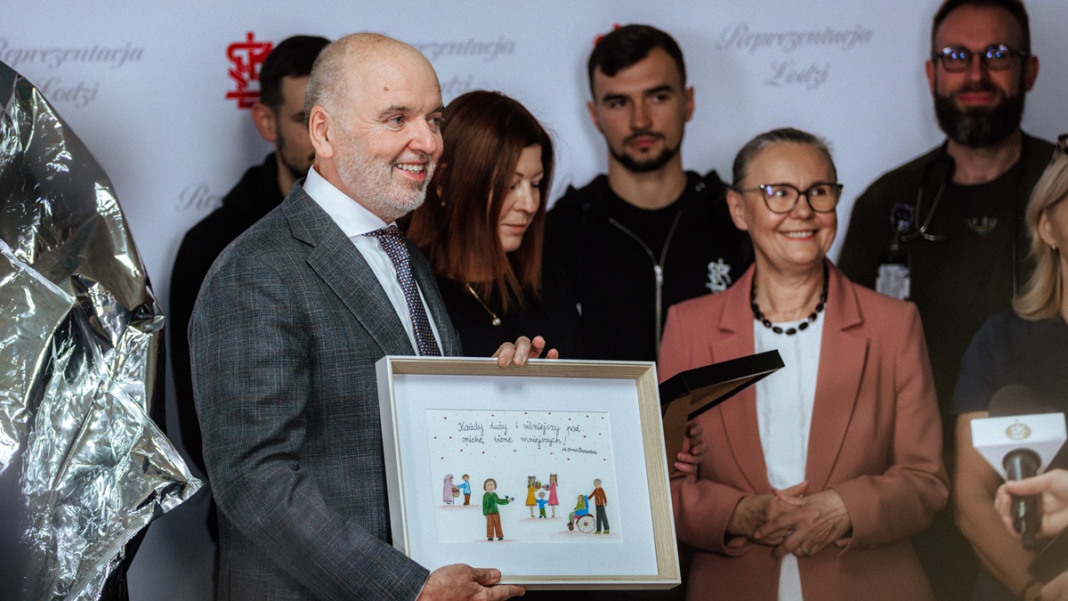 Świąteczna wizyta ŁKS w ICZMP