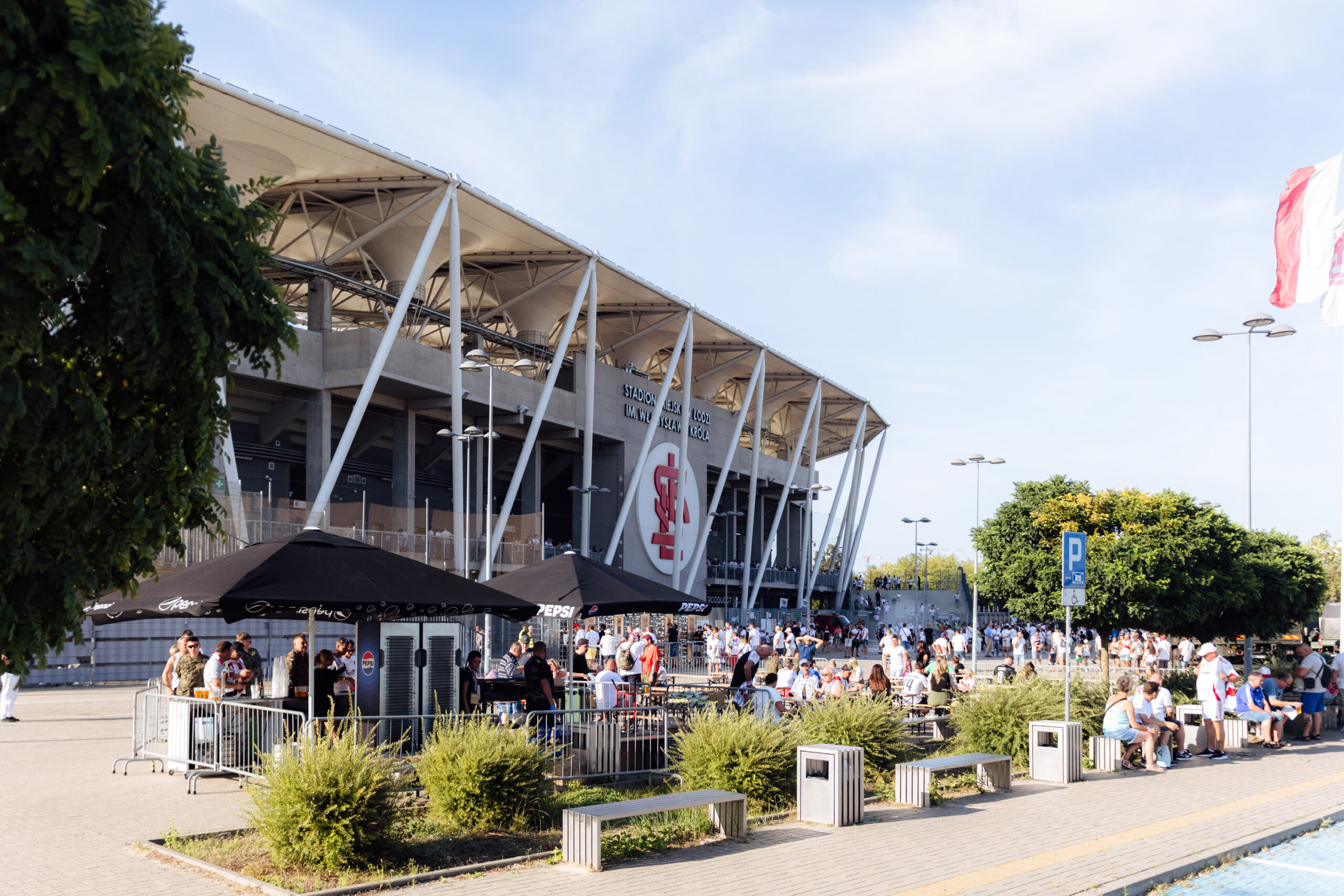 Strefa kibica przed meczem z Pogonią Siedlce