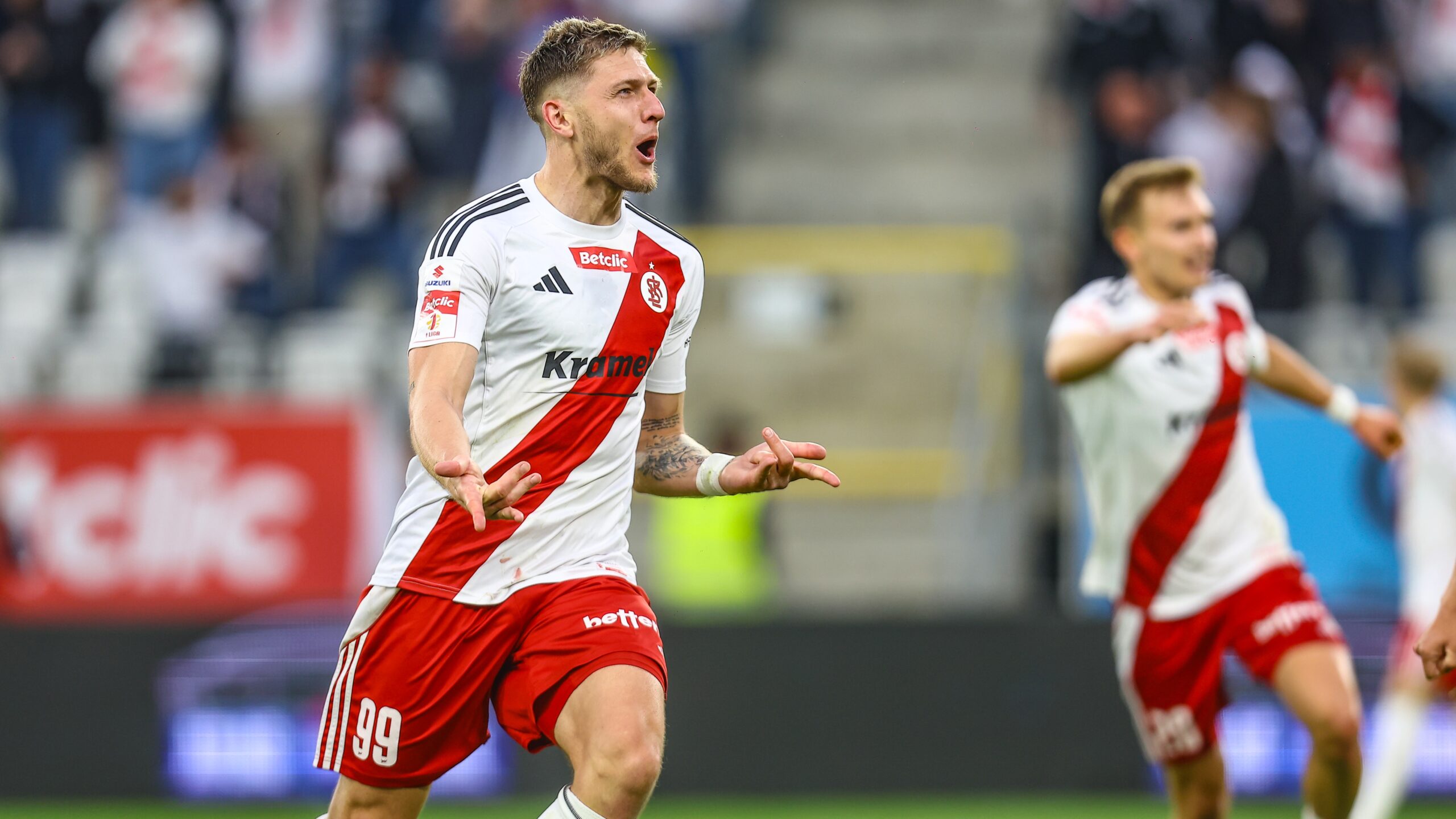 Okładka artykułu - Betclic 1. Liga: ŁKS – Pogoń Grodzisk Maz. 3:2