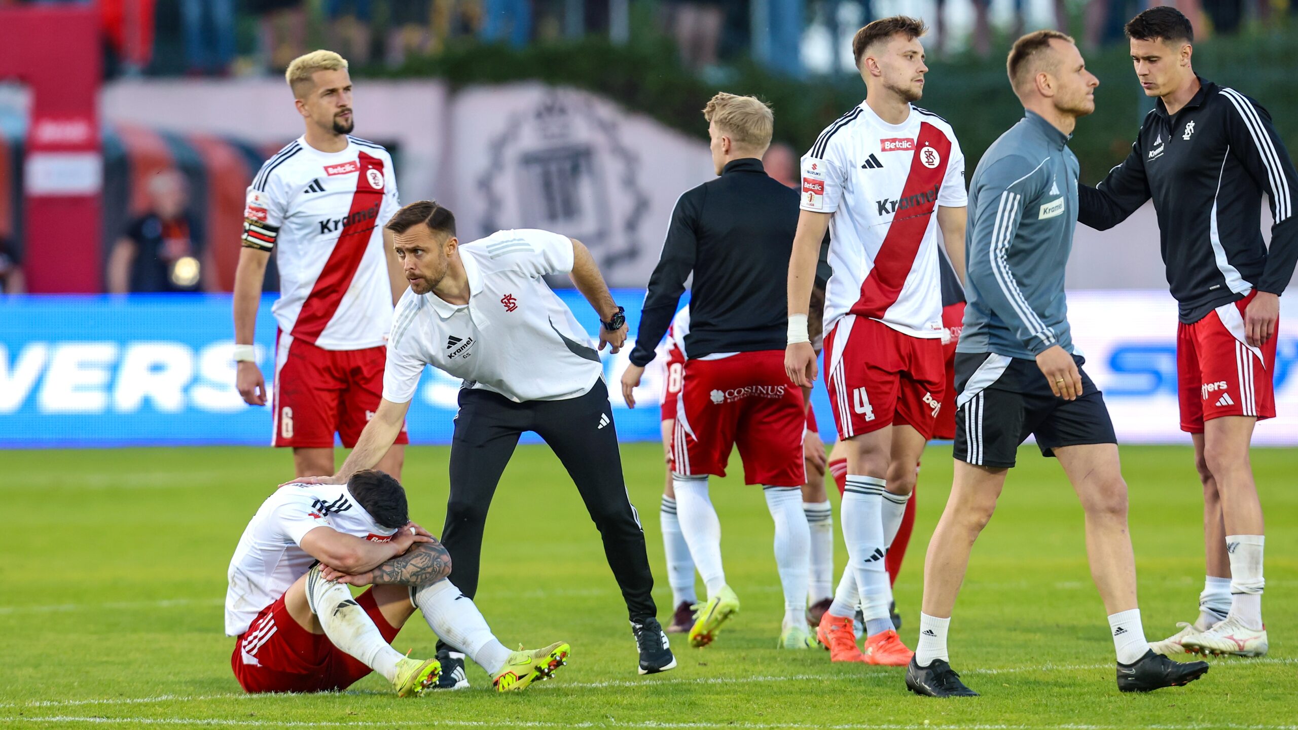 Skrót meczu Chrobry Głogów – ŁKS 1:1 k. 5:4