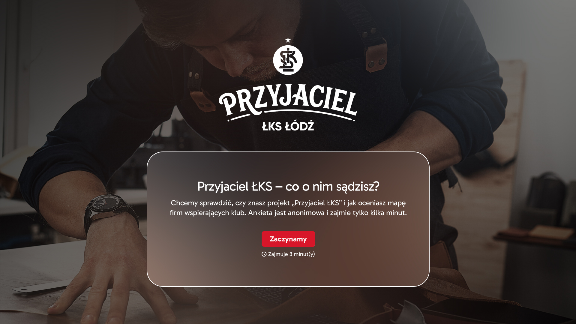Wypełnij krótką ankietę i pomóż nam rozwijać „Przyjaciela ŁKS”