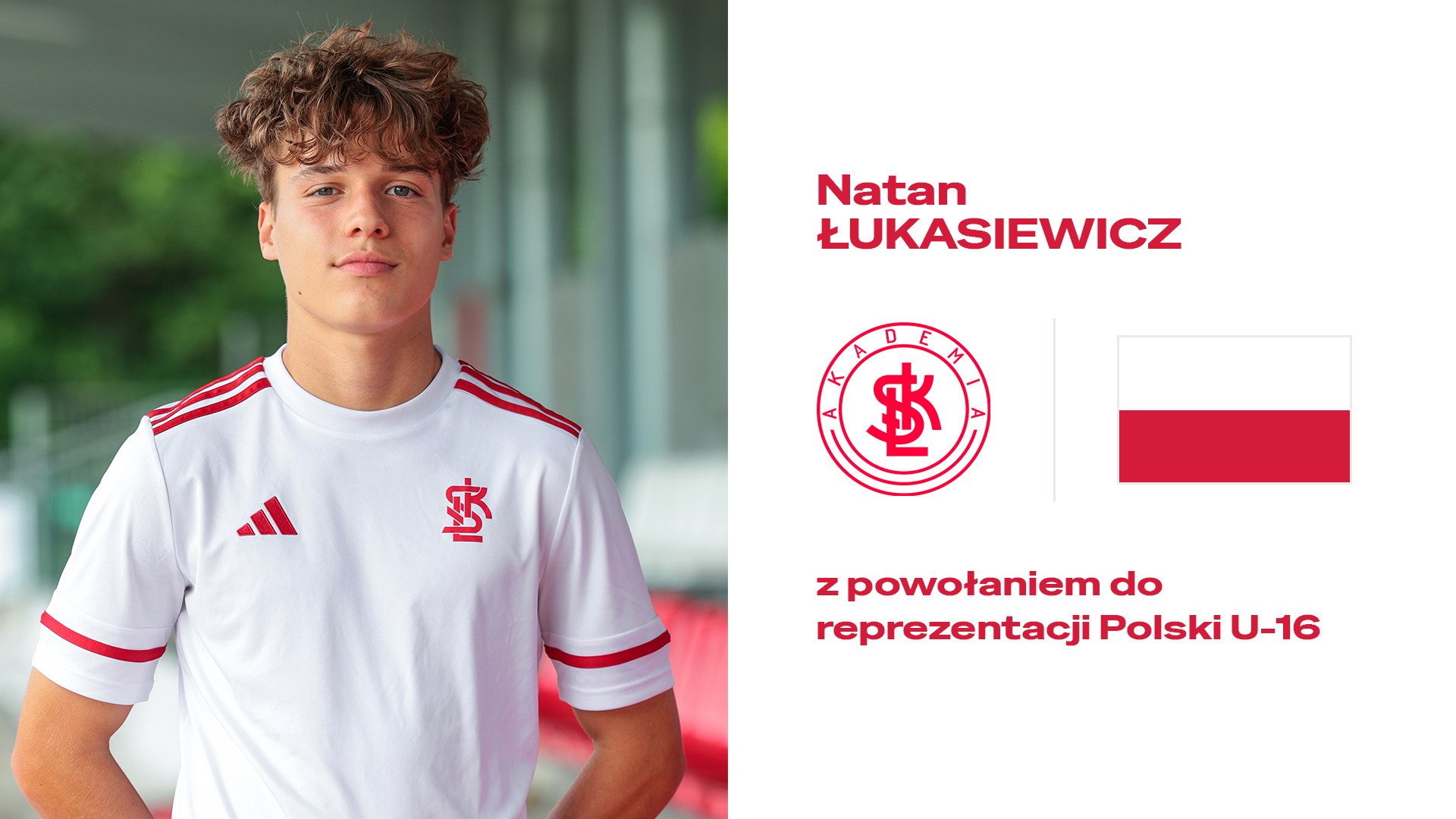Natan Łukasiewicz w kadrze U-16